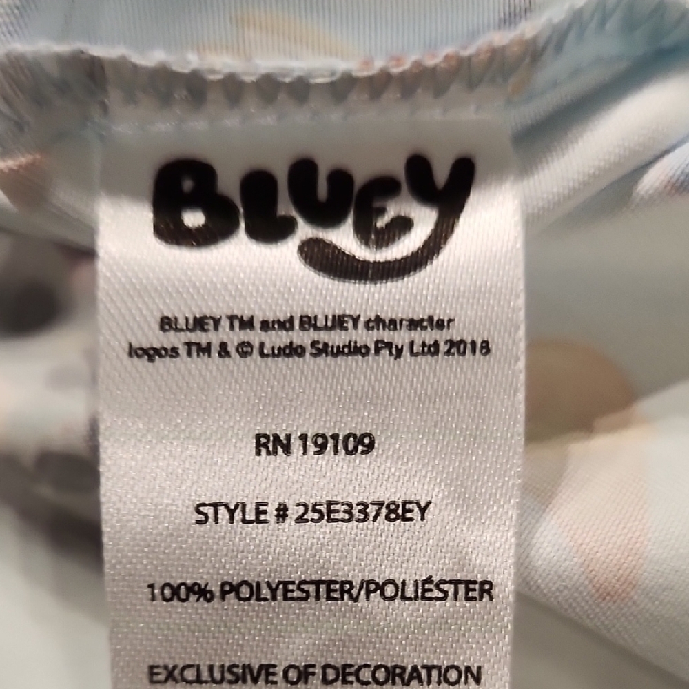 Bluey Button Down Shirt with Cartoon Animal Design. - Picture 12 of 13